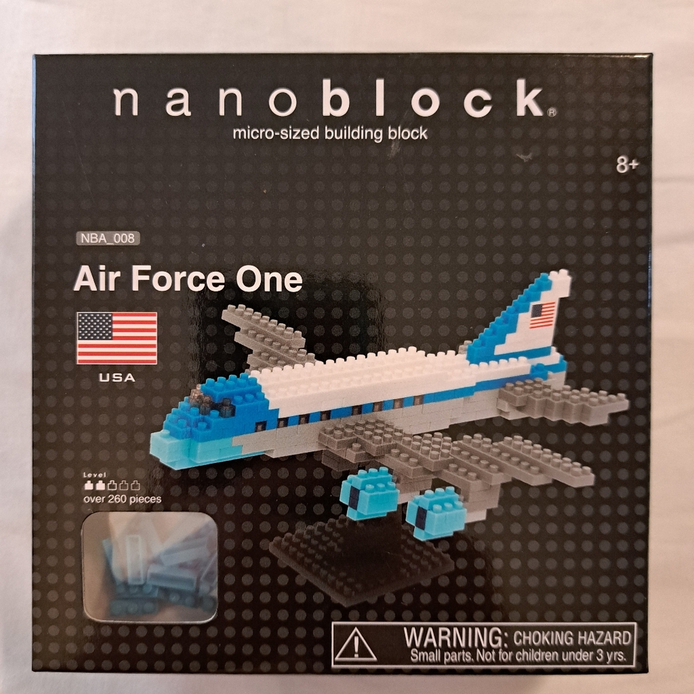 Air Force 1 One Building Nanoblock Miniature Building Blocks Ohio Art- NEW